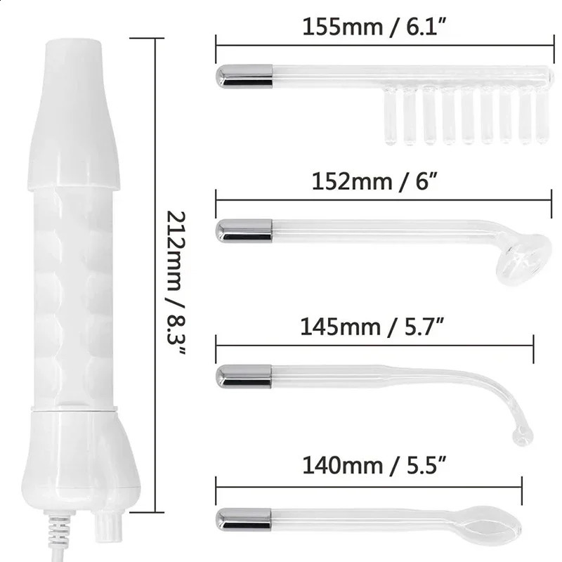 Portable High Frequency Machine Wand Handheld Electric Face Skin Beauty Tools Treatment Device 250523