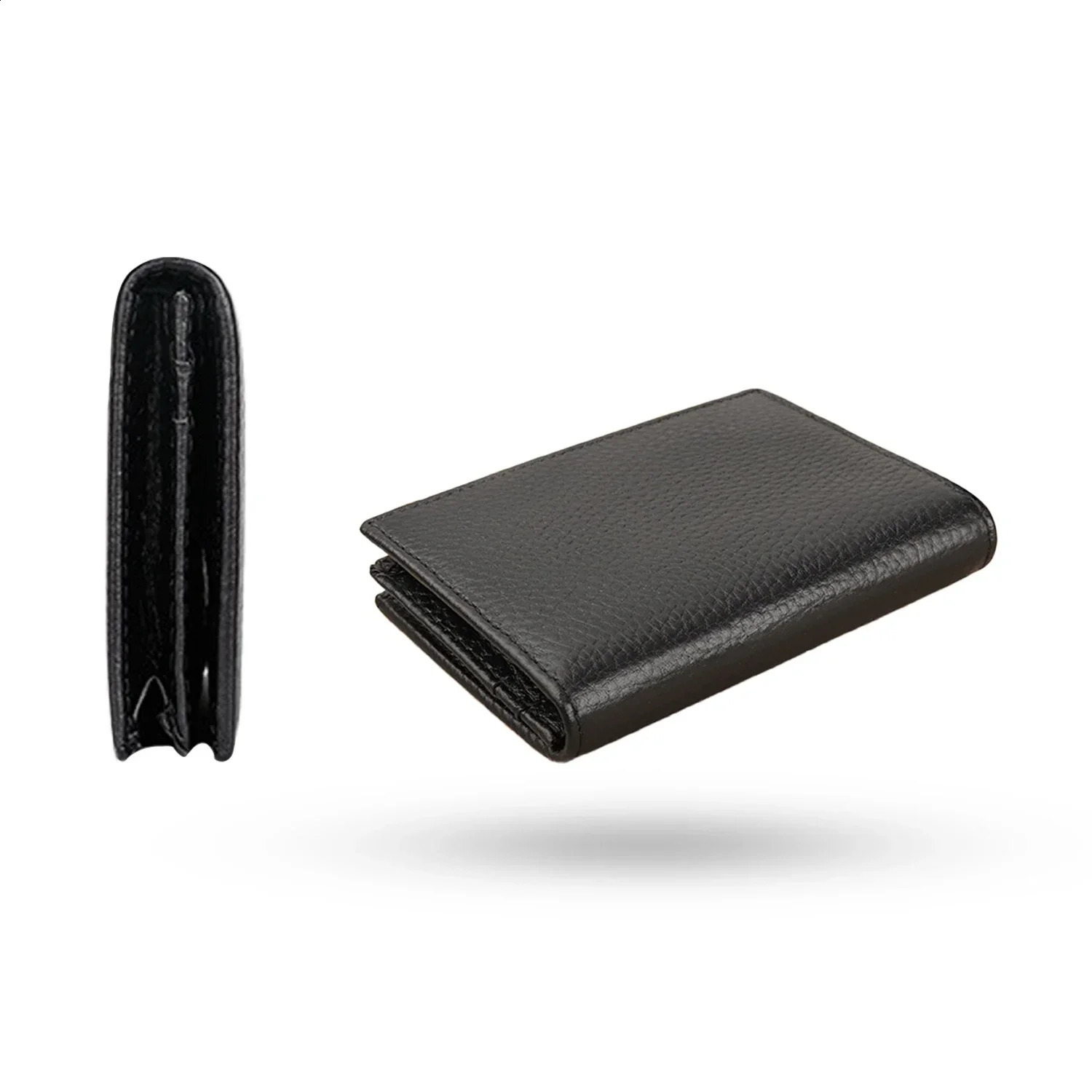 Genuine Leather Business Style Card Case Lychee Pattern Large Capacity Storage Card Case Support Customized Card Holder 250528