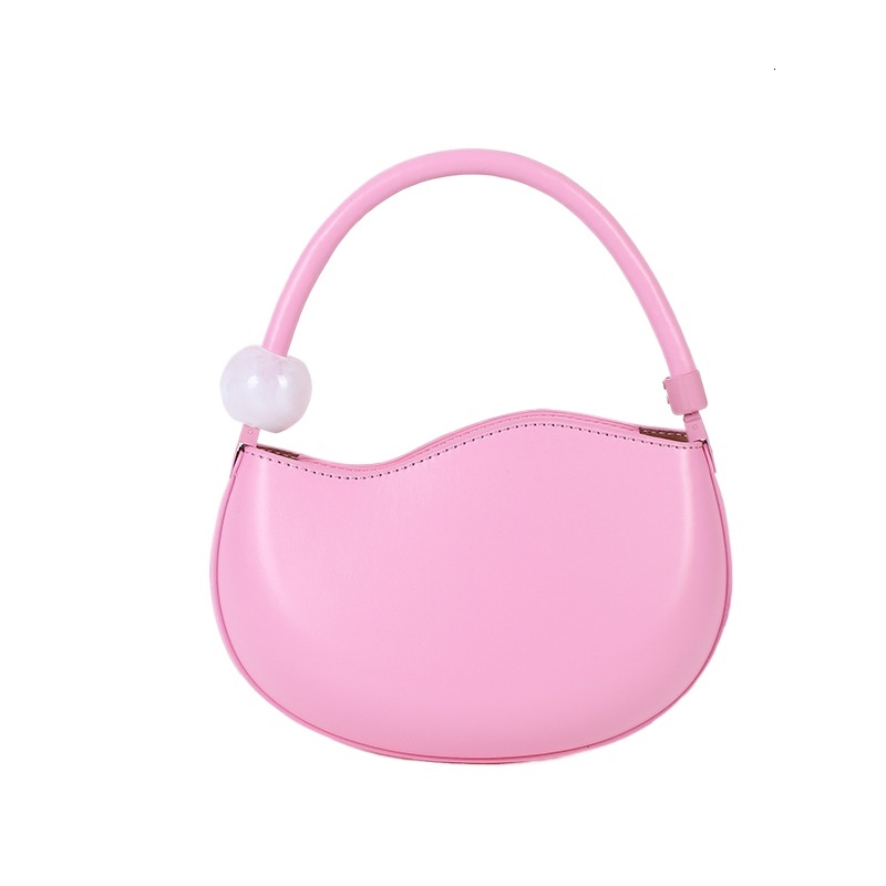designer European and American Retro Niche Design Bag for Women, High-end Luxury Fashion Handbag and Shoulder Bag, Candy Color Pea Bag
