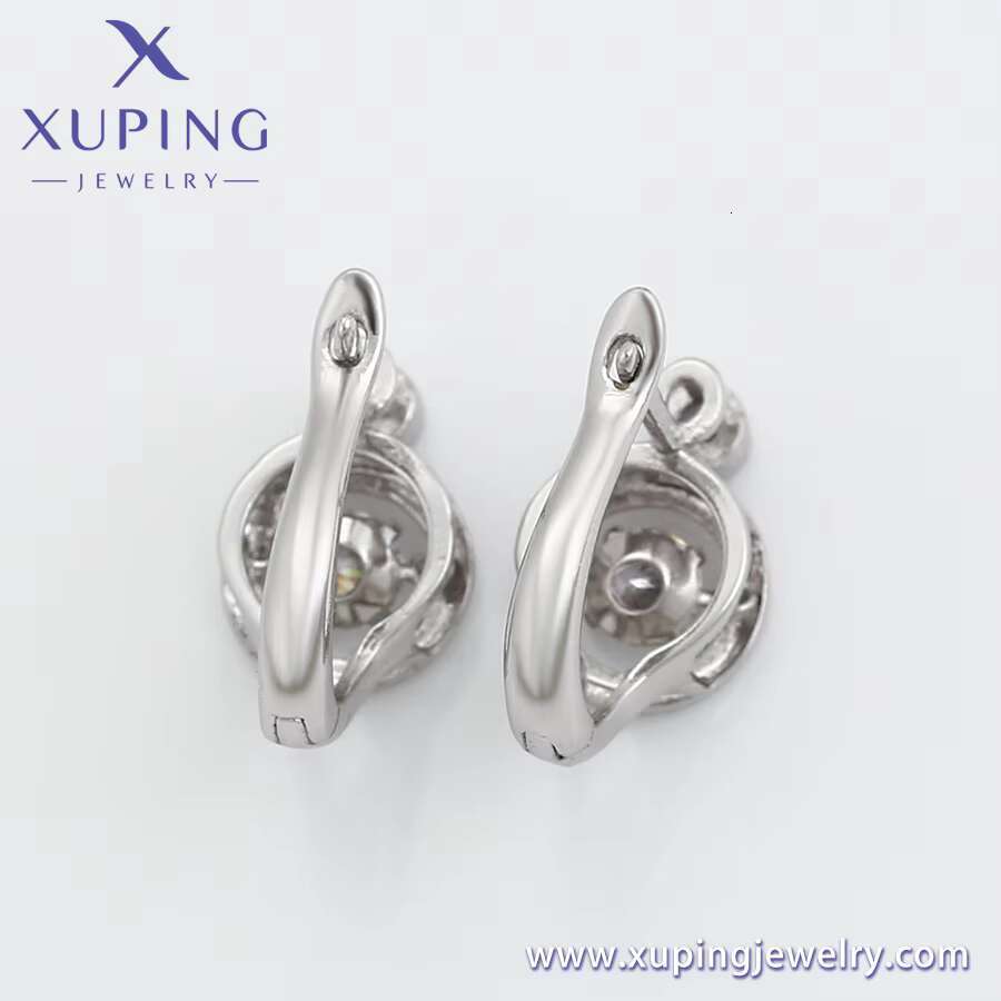 A00328385 xuping Jewelry Fashion Crystal Earring Elegant Simple Platinum Plated Moissanite Earrings