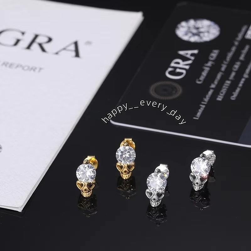 Classic Skeleton Moissanite 925 Earring For Women Jewelry Top Quality 100% s925 Sterling Silver Fashion Earrings Engagement