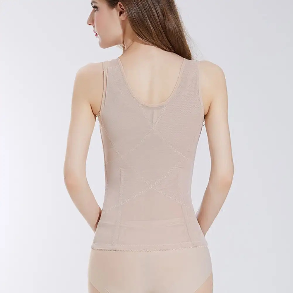 Women Waist Trainer Vest Tummy Control Body Shaper Slimming Shapewear Postpartum Corset Flat Belly Waist Trainer Body Shapers 250528