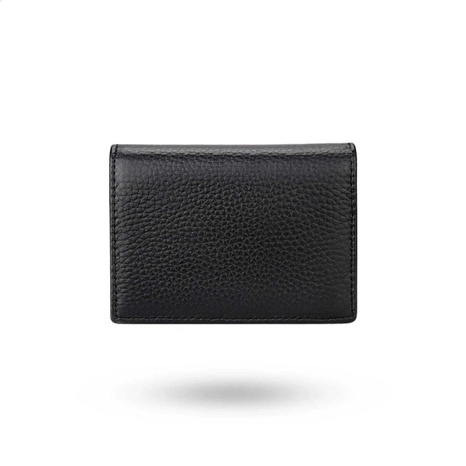 Genuine Leather Business Style Card Case Lychee Pattern Large Capacity Storage Card Case Support Customized Card Holder 250528