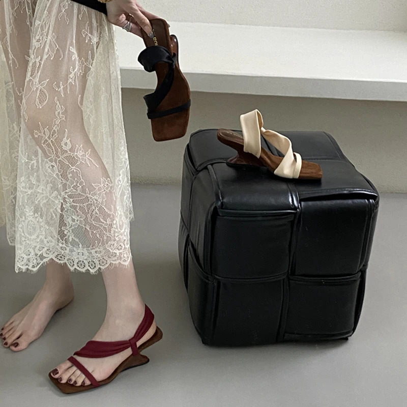 Summer Wedges Heel Slippers Women Open Toe Casual Party Dress Sandals Shoes Zapatos De Mujer 250528