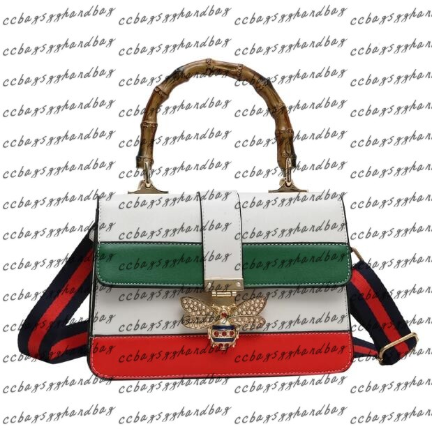 New Luxurys Designer Bag Pearl Crossbody Bags For Women Chains Bee Handbags Famous Shoulder Bag Hand Sac A Main Female White Green bag