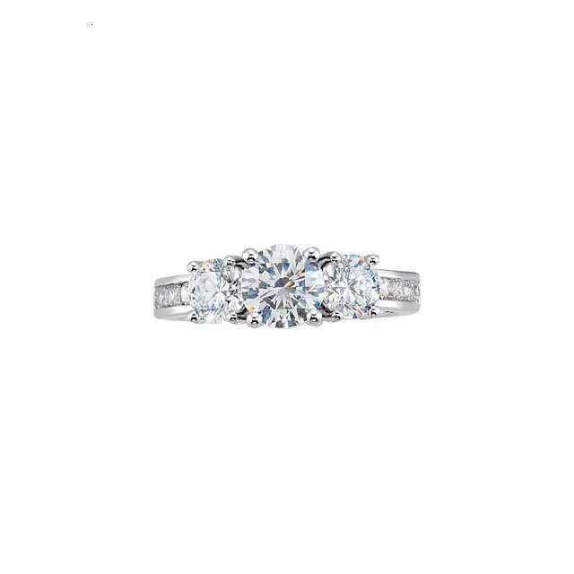 Premium Quality Moissanite Rings As Engagement Wedding Rings for Ladies in 925 Silver with Fine Quality As Best Romantic Rings