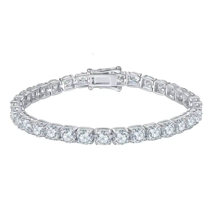 Red Leaf Pure Sier Fashion Premium Jewelry VVS1 Silicon Men and Women Tennis Bracelet