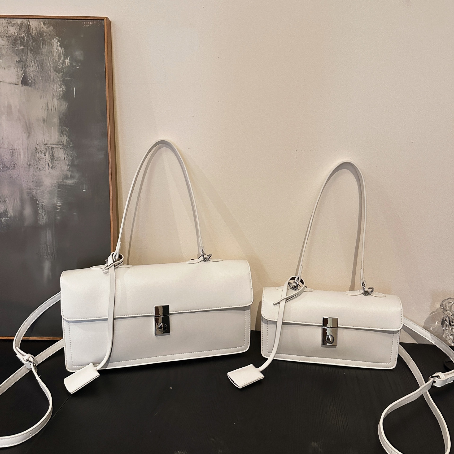 designer Cross-border Korean Style Fashion Versatile Large Bag for Women 2025 New Retro Casual High-end Crossbody Underarm Tote Bag