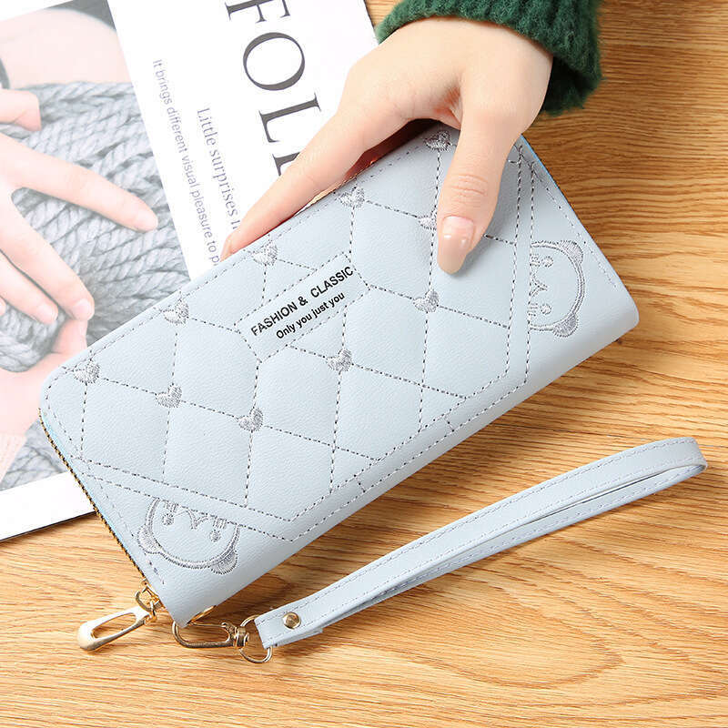 New Women's Long Zipper Multi-Functional Versatile Wallet Large Capacity Phone and Money Purse