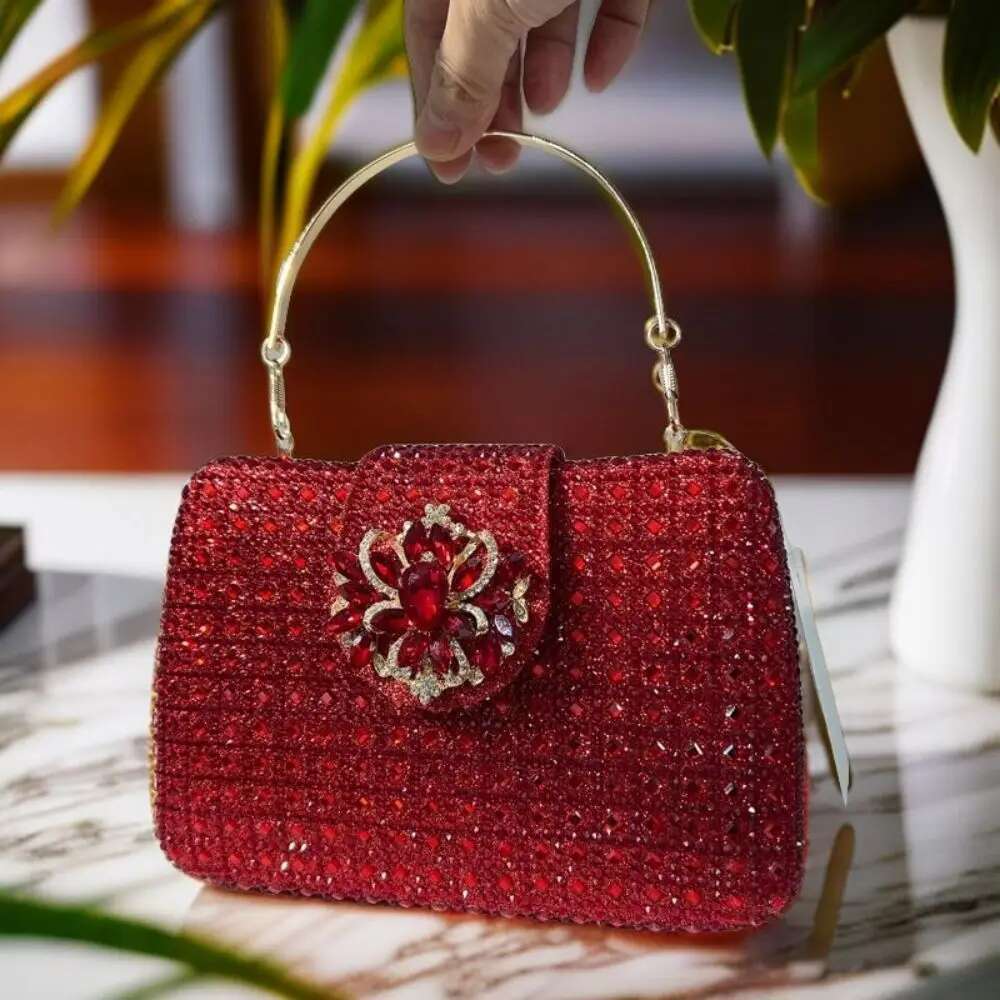 XIYUAN Lady Crystals Bags Women 2024 Sparkling Dia Evening Handbags Metal Clutch Purses And Handbag Wedding Purse