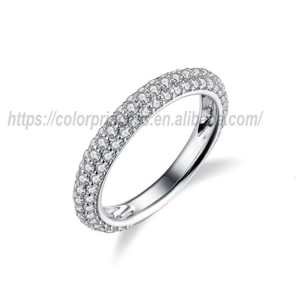 Gold White Gold Moissanite Engagement Rings for Women