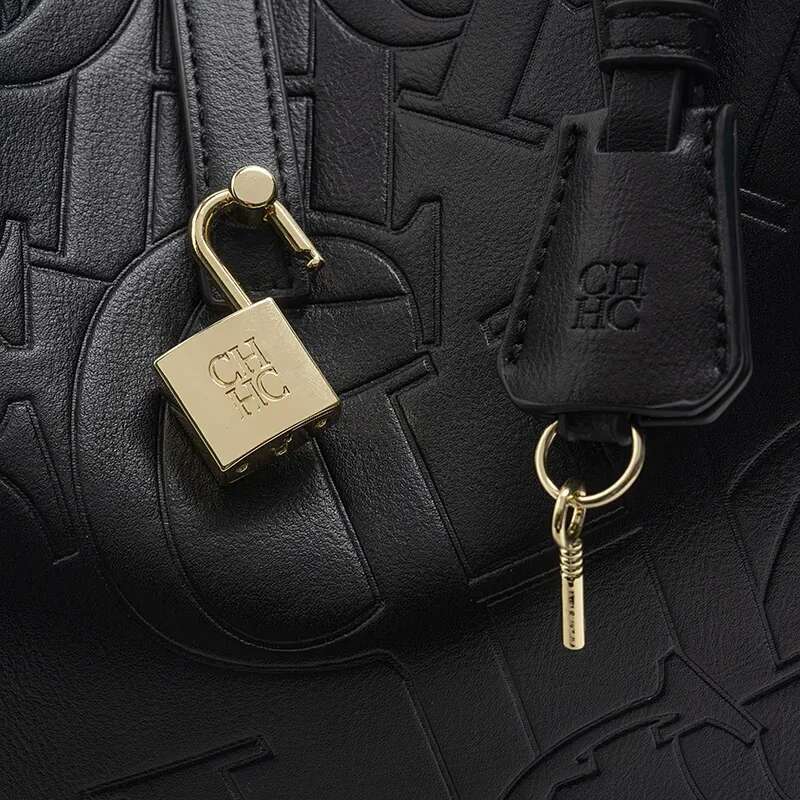 CH Multifunctional Fashion Crossbody Large Capacity Minimalist Style Women's Tote Bag Monogram Print Design Carrying Case