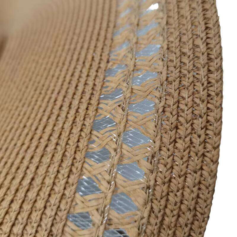 Fashion Dome Travel Sunshine Sun Men Woven Flat Top Women Beach Straw Hat
