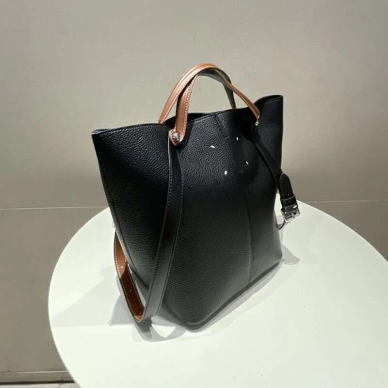 Designer Luxury Bucket Composite Bags For Women Designer Handbag And Purses 2025 New In Fashion PU Leather Ladies Large Capacity Shoulder