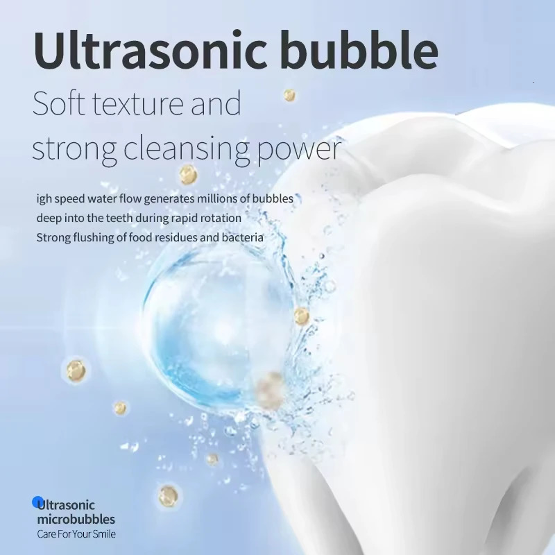 Piston Pump Water Flosser Electric Oral Irrigator Water Thread IPX7 Dental Water Jet USB Charging Pressure Water Teeth Cleaner 250530