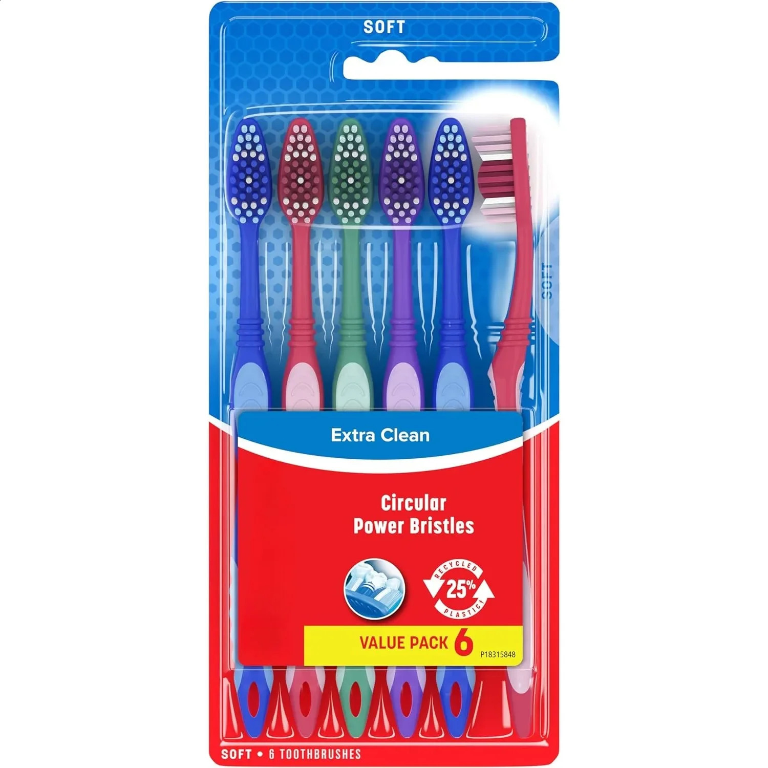 Ultra clean toothbrush adult soft toothbrush packaging may vary 6 sets 250528