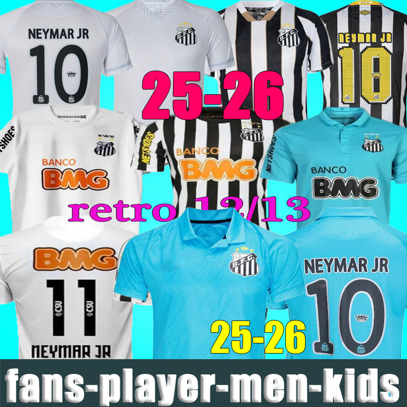 2012 2013 2024 2025 Santos soccer jersey retro NEYMAR 12 13 24 25 JR Special Edition football men kids shirts XXXL 4XL