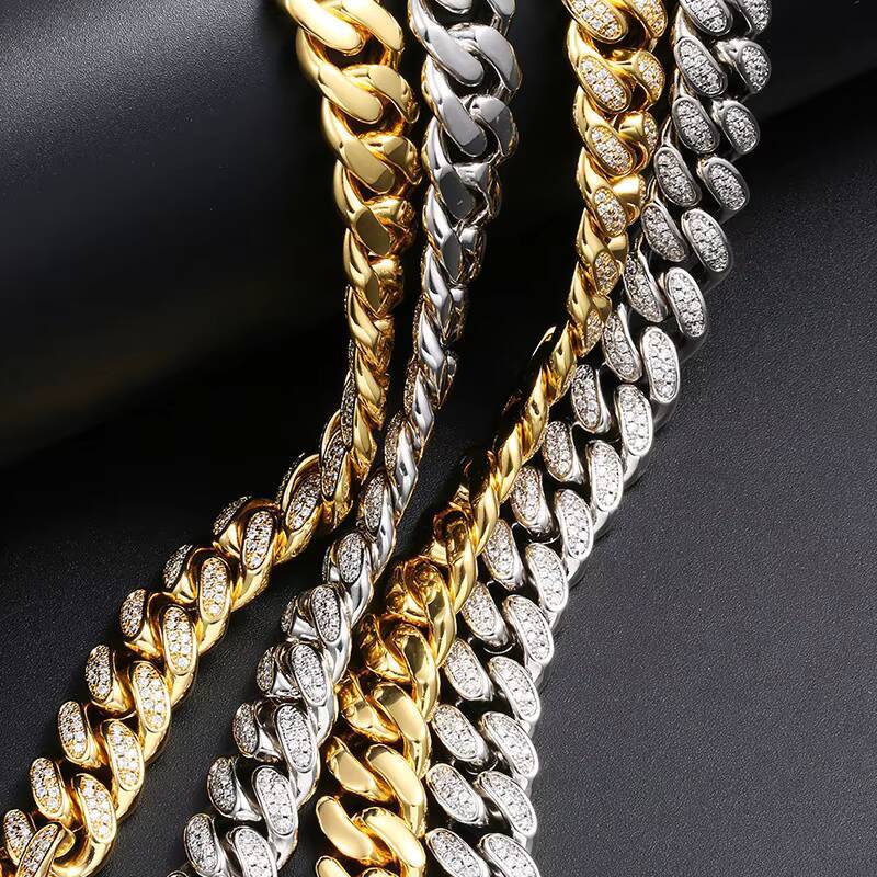 Ma Yinfang Jewelry Pure Sier Hip Hop Cuban Chain Silber