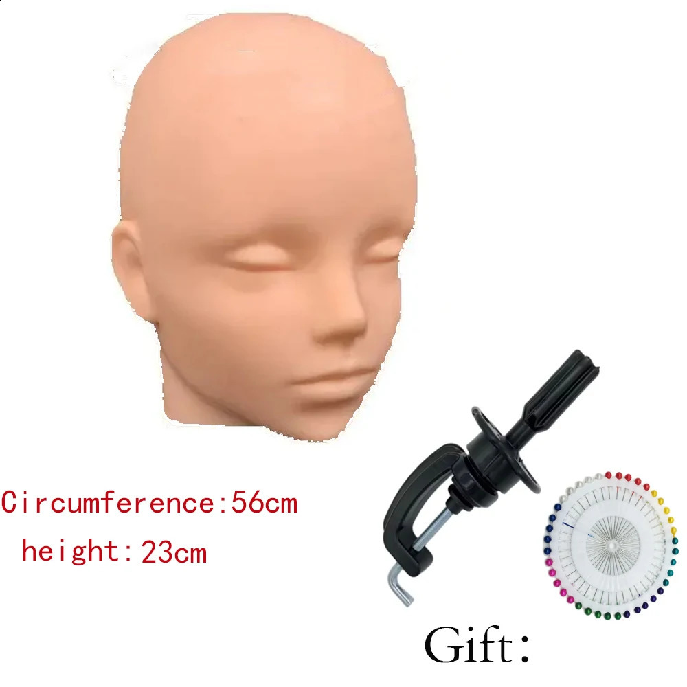 Wig Head Model Mannequin Dummy Wig Glasses Hat Display Stand Hair Mannequin head Stand Holder Head Model Wig Display with Stand 250529