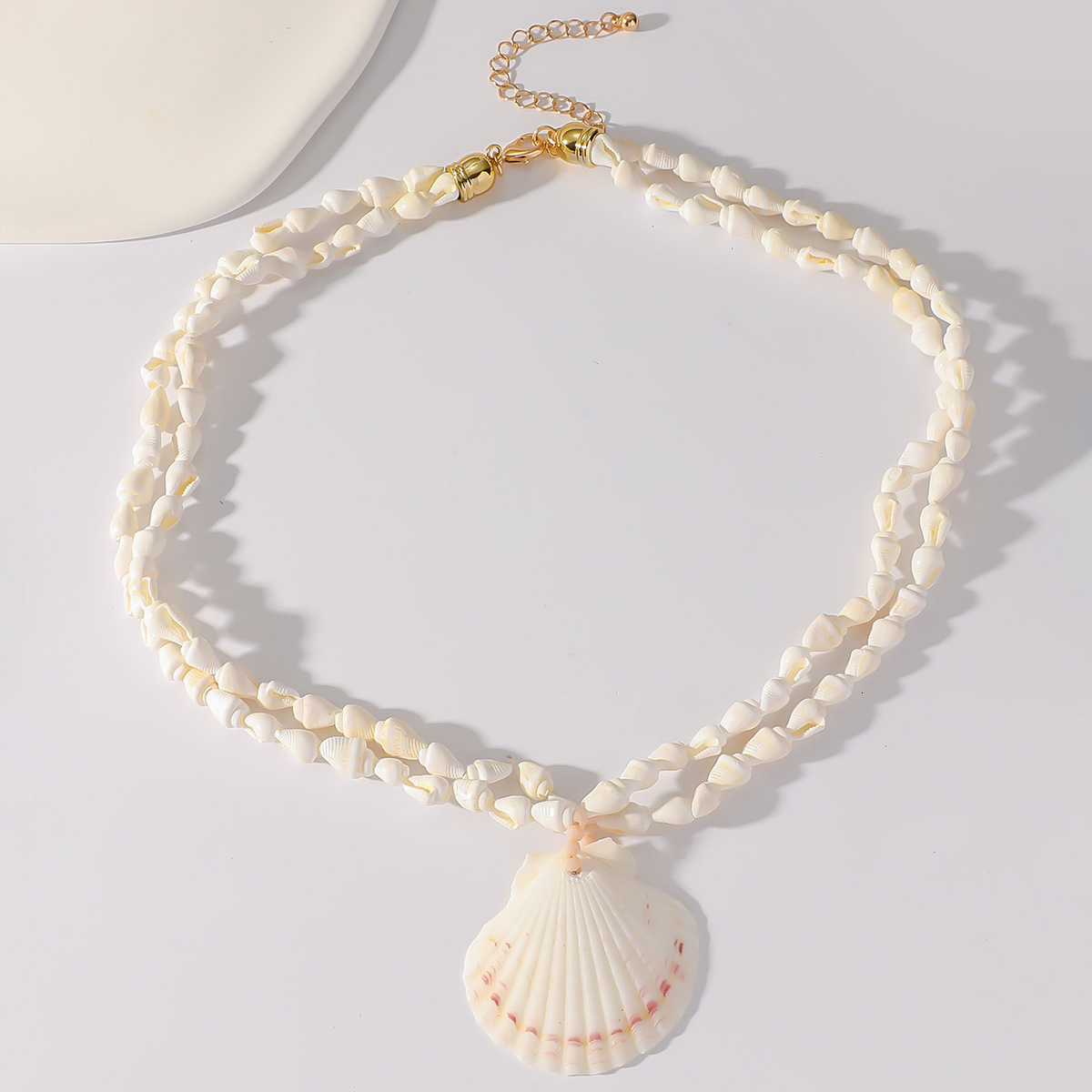 Shell necklace jewelry, vacation style exquisite necklace, ocean shell pearl, high-end temperament jewelry
