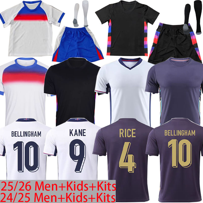 2024 2025 2026 ENGLANDS soccer jersey Men Kids 24 25 26 SAKA FODEN BELLINGHAM RASHFORD ENGLAND KANE STERLING GREALISH National team shirt sets uniforms