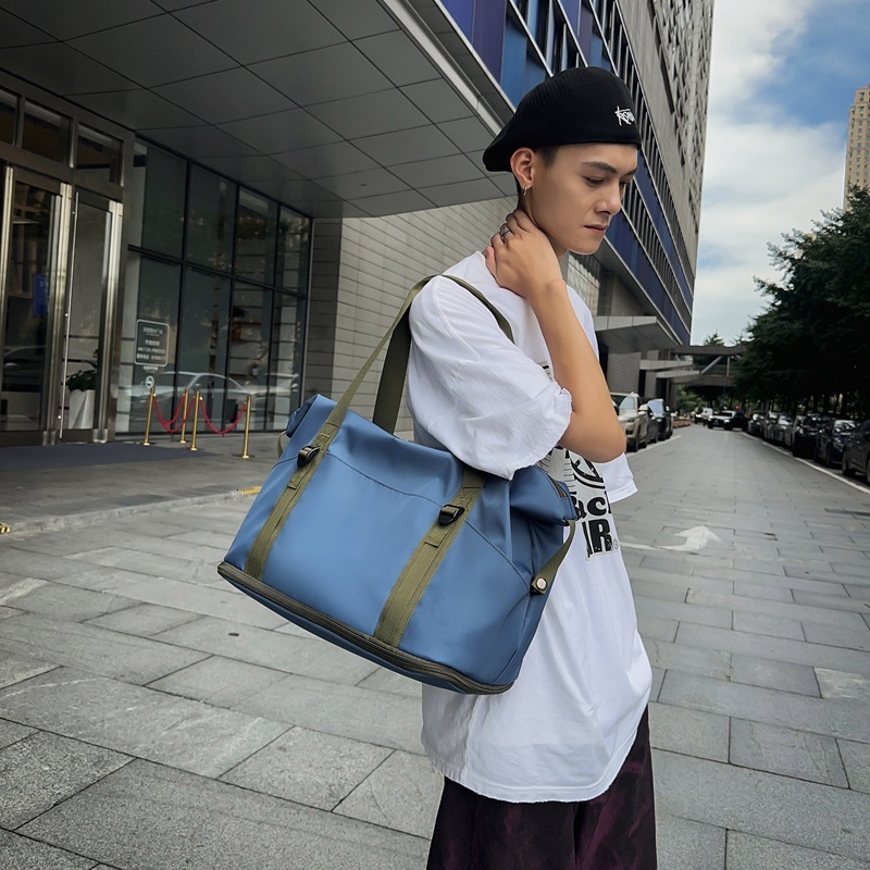 Minimalist Large Capacity Travel 2025 Expandable Short Business Trip Men's Sports Casual Fashion Gym Bag