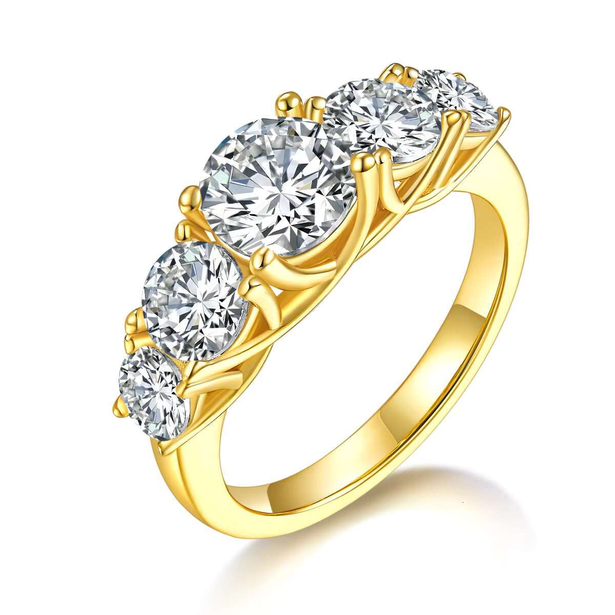 Custom High End 1ct Moissanite Ring Wholesale 925 Silver Oval Engagement Wedding Moissanite Rings Women