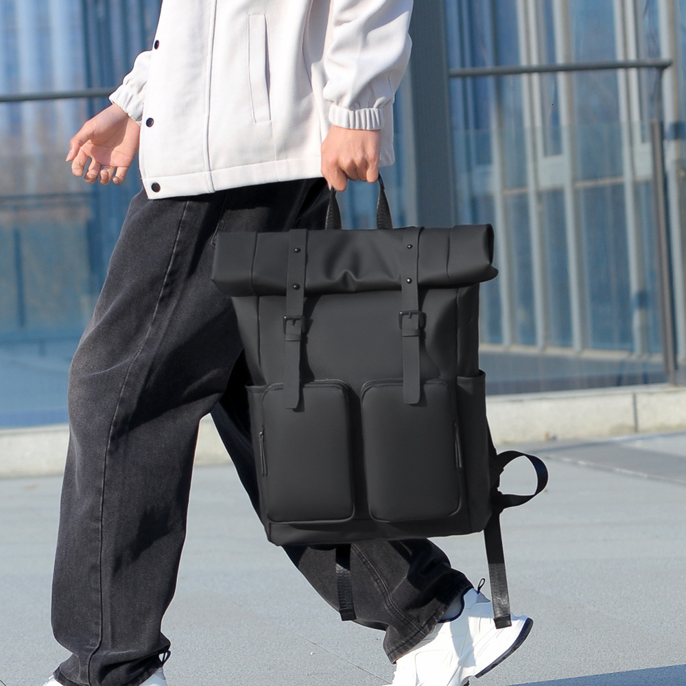 Free Shipping Men's Casual Simple Backpack Outdoors High-end Large Capacity School Bag Business Style Unisex Designer Bag Casual Laptop Bag