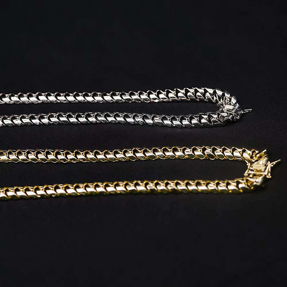 Custom 14K Gold Cuban Link Chain Necklace 12mm Hip Hop Jewelry Mens Gold Chain 18 20 22 Mens Choker Thick Gold Plated Chains