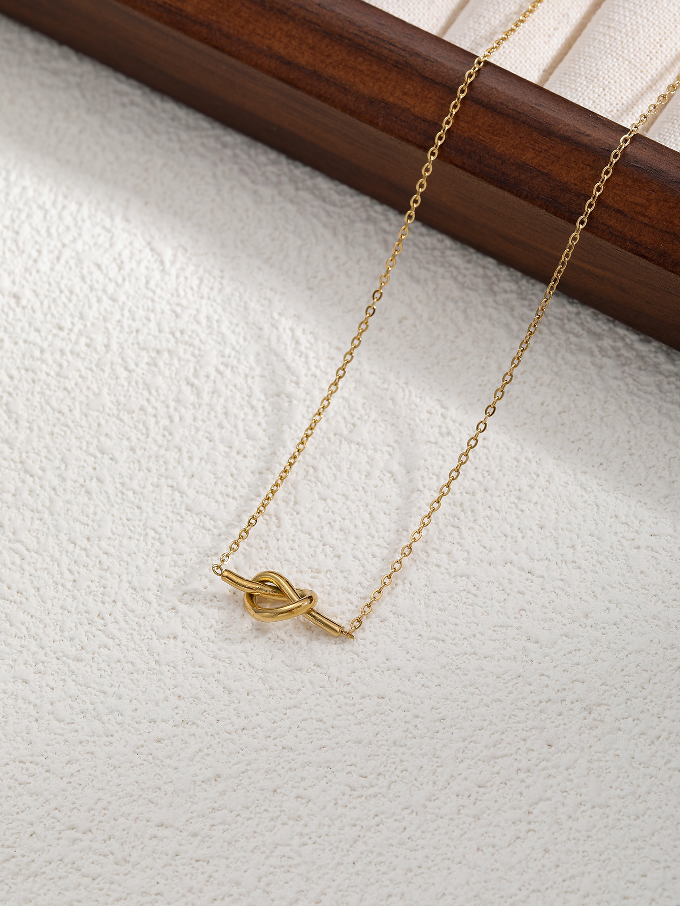 Nalan Sier Fresh Sweet Design Exquisite Simple Bead Box Necklace