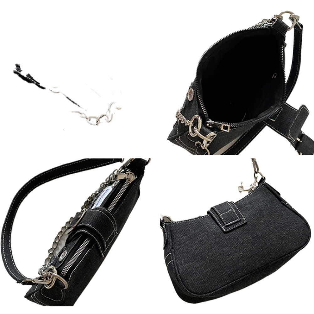 designer 2025 New Trend Y2K Millennial Hot Girl Style Star Bag Chain Shoulder Canvas Bag Underarm Bag Niche Design