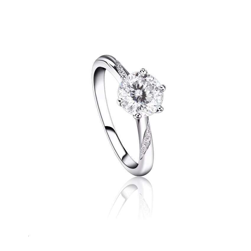 Round Moissanite DEF for Forever Rings for Bride and for Girlfriends to Increase the love Between Them