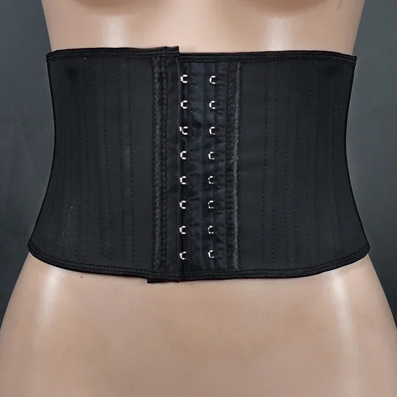 Women Underbust Latex Sport Girdle Waist Trainer Corsets Hourglass Body Shaper Long Torso Cincher Weight Loss Slimming Bustier 250528