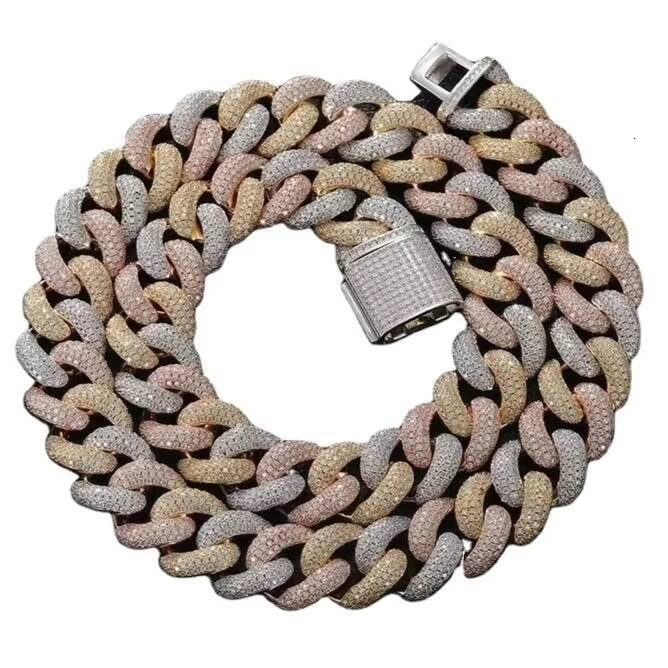 Top Quality 22mm 480 Grms Miami Iced Out Ready to Ship 10k Gold VVS Lab Grown Dia Chain Cuban k