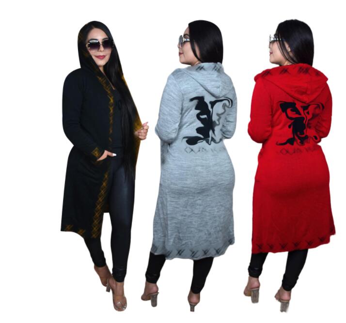 Autumn Winter Women Cardigan Sweater Coats Fashion Female Long Sleeve Knitted Jackets Casual Sweater Cardigans