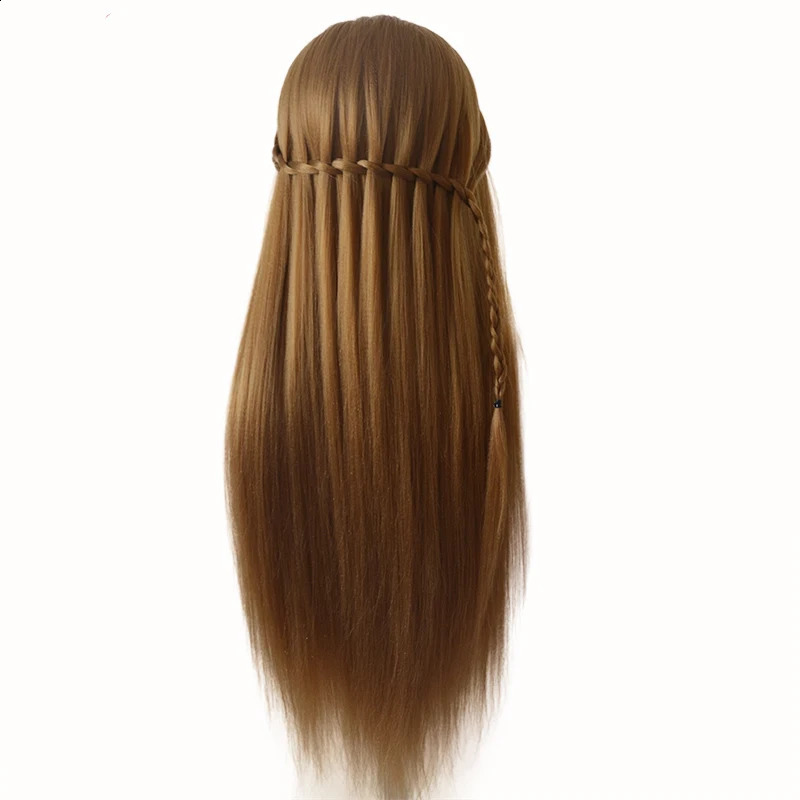 No Makeup Female Head Training Mannequins For Hairdressing Wig Head Practise Braid Hairstyle Manikin Head Dummy With Free Clamp 250529