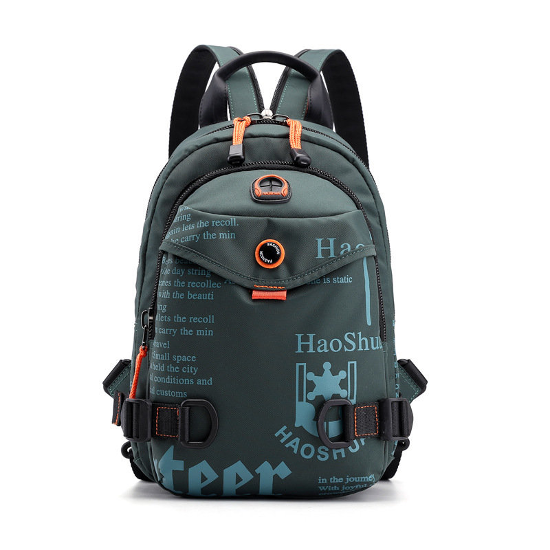 Free Shipping Factory Direct Sale New Outdoor Men's Chest Bag Multifunctional Fashionable Backpack Waterproof Nylon Outdoors Fabric Single Design