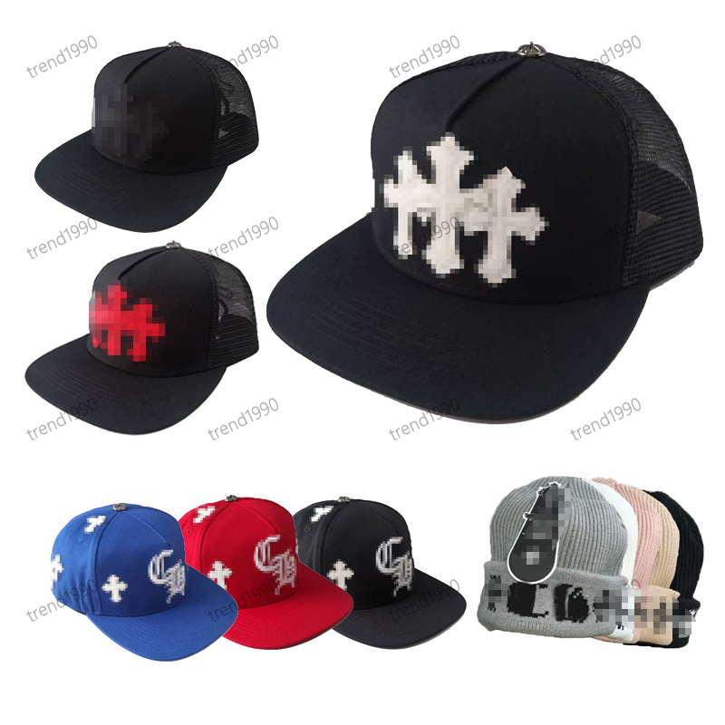 designer hats embroidered luxury baseball caps high quality brand chcap trucker black crome chrome hearts chromehearts male female cap