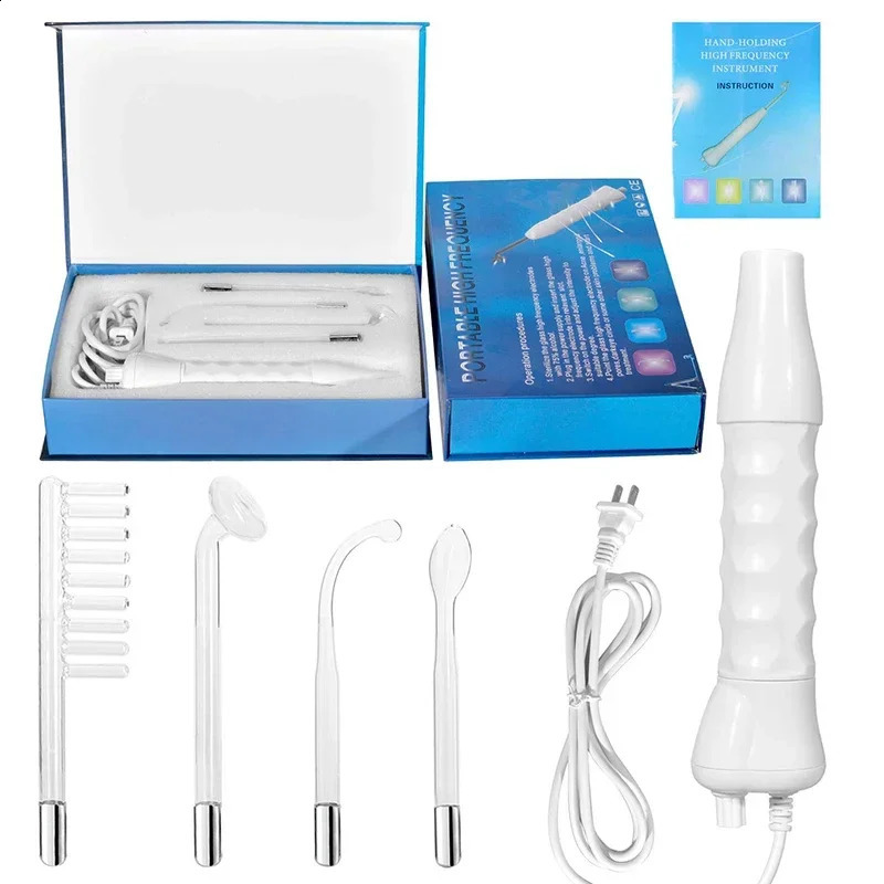 Portable High Frequency Machine Wand Handheld Electric Face Skin Beauty Tools Treatment Device 250523
