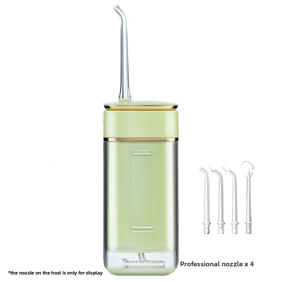 Dental Oral Irrigator Water Flosser Thread Teeth Pick Mouth Washing Machine 4 Nozzels 4 Modes Magnetic Rechargeable 250530