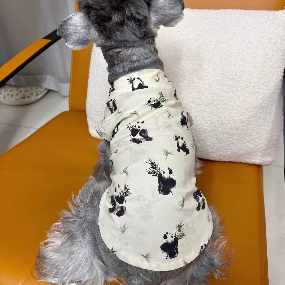T00366 Pet shirt summer thin style breathable puppy clothes Pomeranian Bichon Frise big dog golden retriever giant expensive Samoyed vest