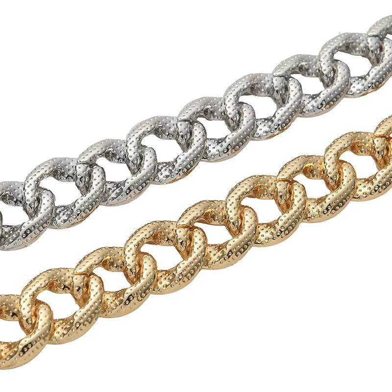 Hip hop men's gold-plated shiny Miami Cuban chain necklace