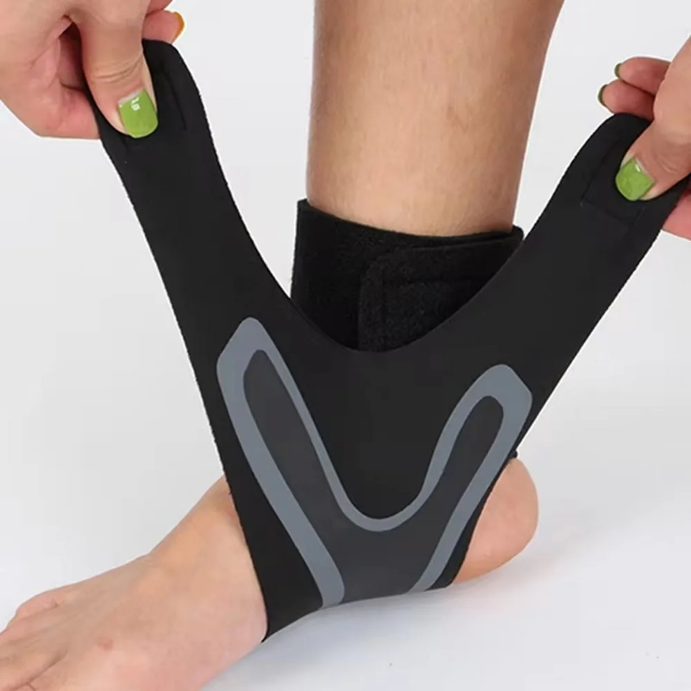 1PC Sport Ankle Adjustable Compression Sleeve Elastic Brace Guard Foot AntiSprain Support Heel Protective Strap 250530