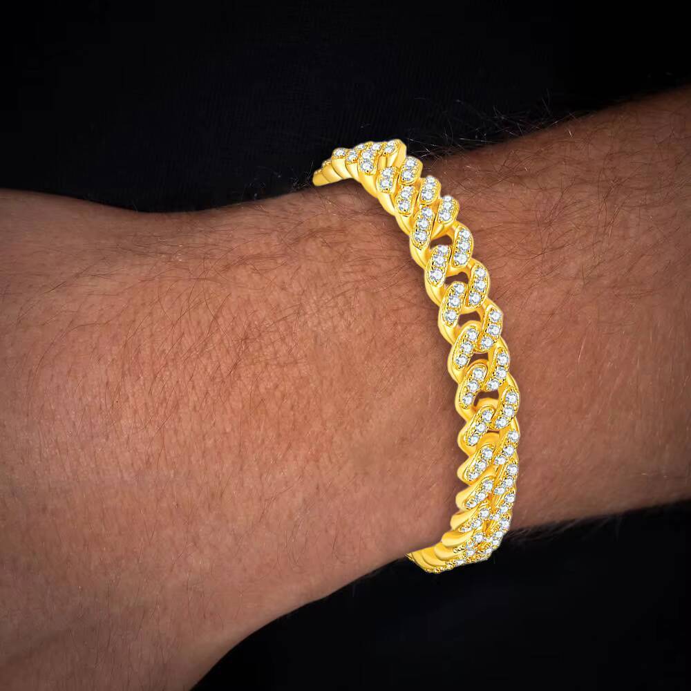 Yinhui Faith Men and Women Bracelet New Sier Plated Jewelry Bangle Main Stone