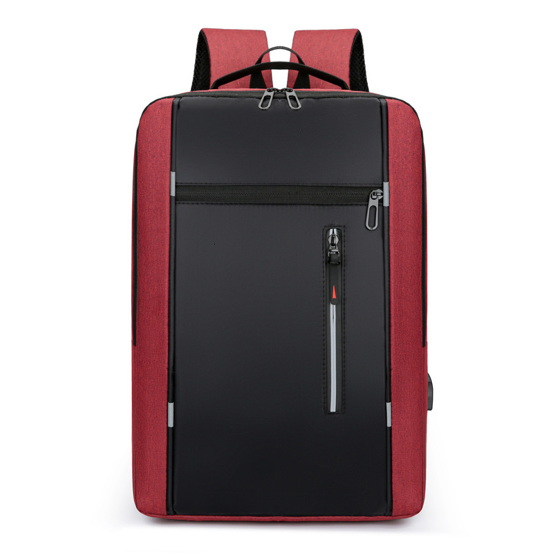 Free Shipping New Backpack Simple USB Charging Business Laptop Bag For Men Multifunctional Student Outdoors Large Capacity Designer Bag School Bag