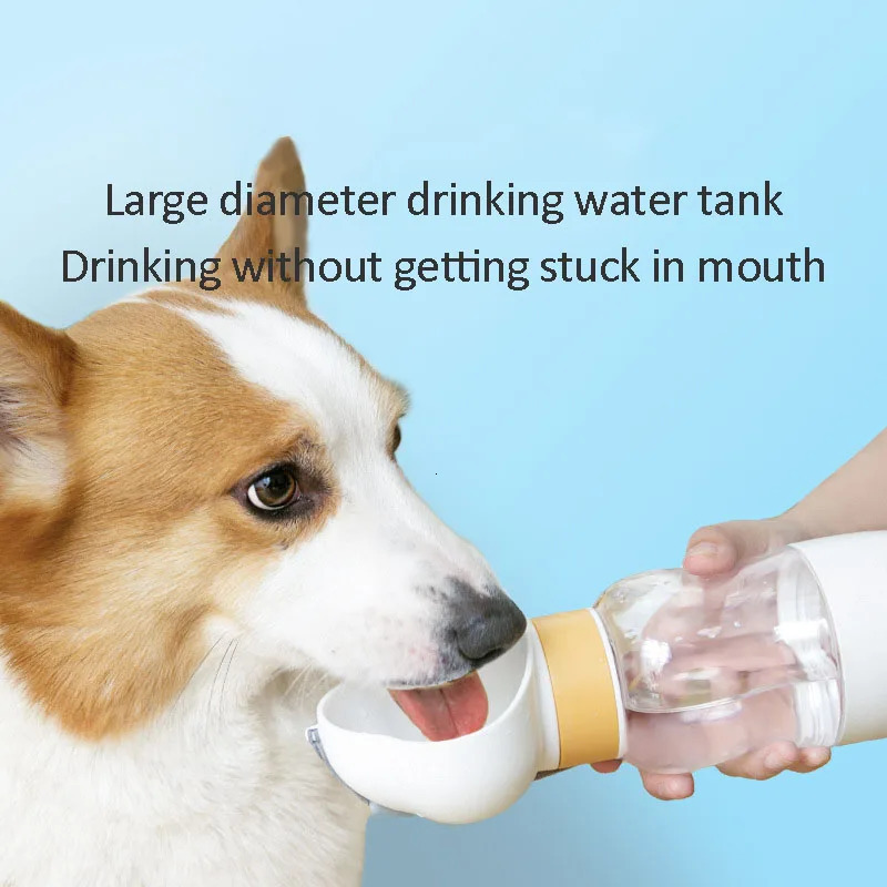 free shipping For Use Portable Companion Cup Plastic Bottle Walking Water Feeding Dog Accessories Outdoor 250527