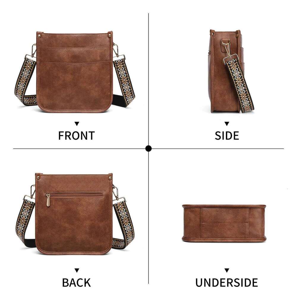 Bags For Women Large Capacity Designer Handbag Women's Crossbody Bags PU Leather Single Shoulder Straddle Bag 7629