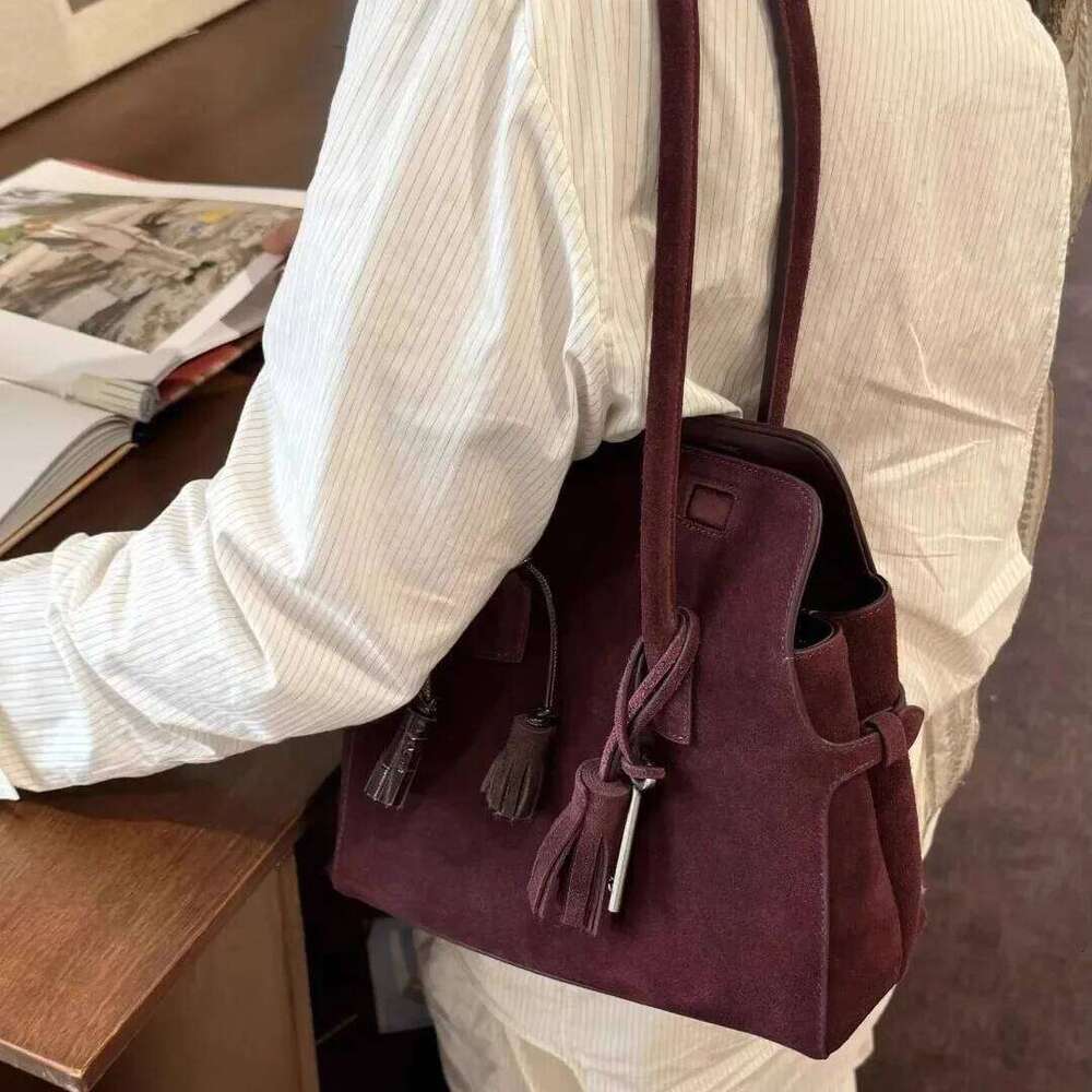 Motingsome 2025 Women Shoulder Handbag New Designer Satchel Bags Retro Lady Causal Tote Vintage Calfskin Underarm Purse 250514