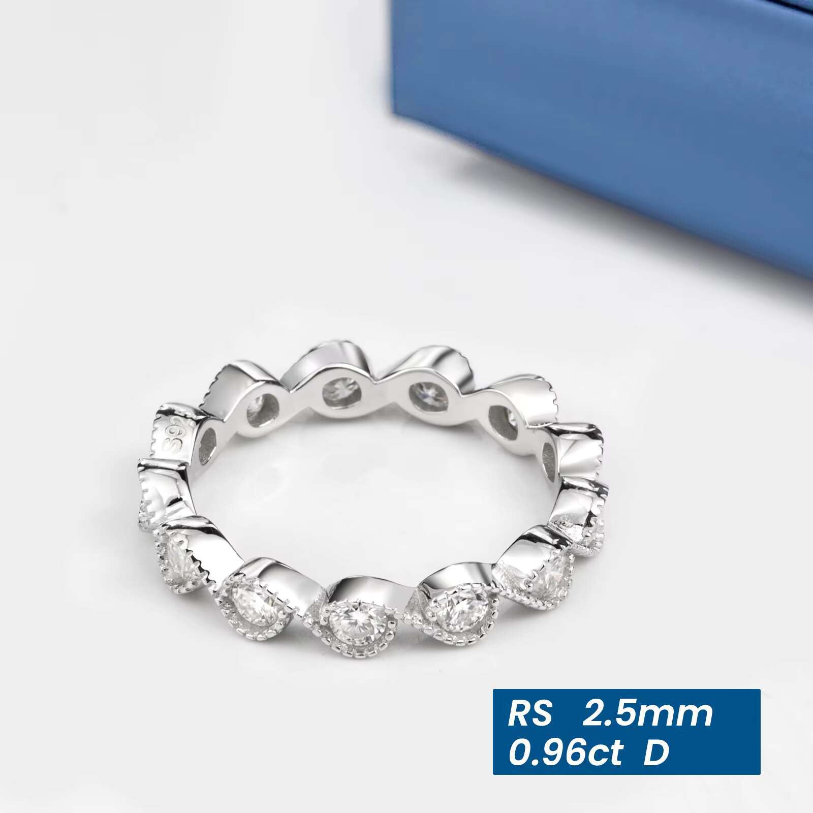 Custom Moissanite Ring Moissanite Jewelry Wholesale Moissanite Diamond Women Luxury Wedding Rings