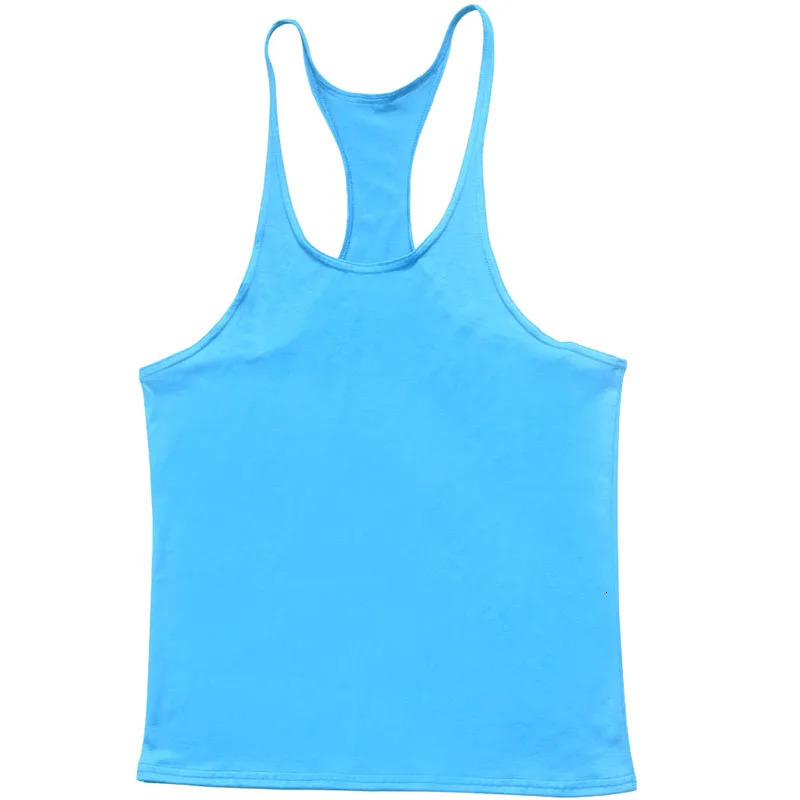 European American Summer Casual Exercise Workout Training Vest Mens Solid Color plus Size IShaped 250527